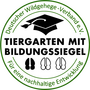 Logo Tiergarten mit Bildungssiegel