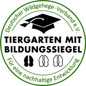 Logo Tiergarten mit Bildungssiegel